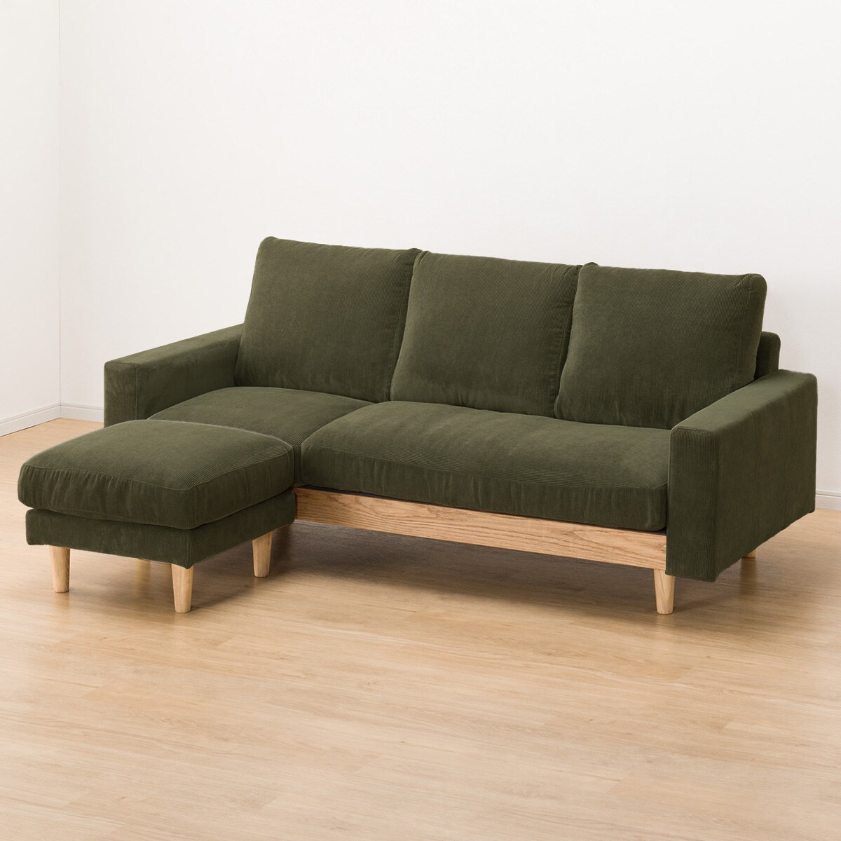 カウチソファ 布張りタイプ (アウロス4 DGR) | ニトリネット【公式