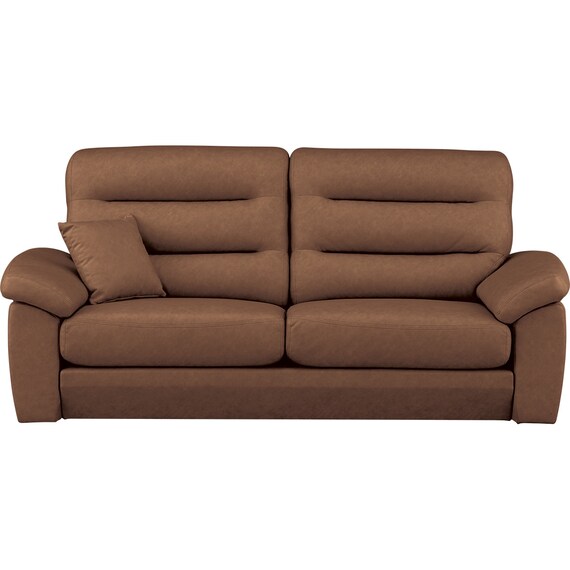 3人掛けソファ PUコーティングタイプ (NポケットA12 H-LO KN-BR) 2枚目画像