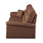 3人掛けソファ PUコーティングタイプ (NポケットA12 H-LO KN-BR) 3枚目画像