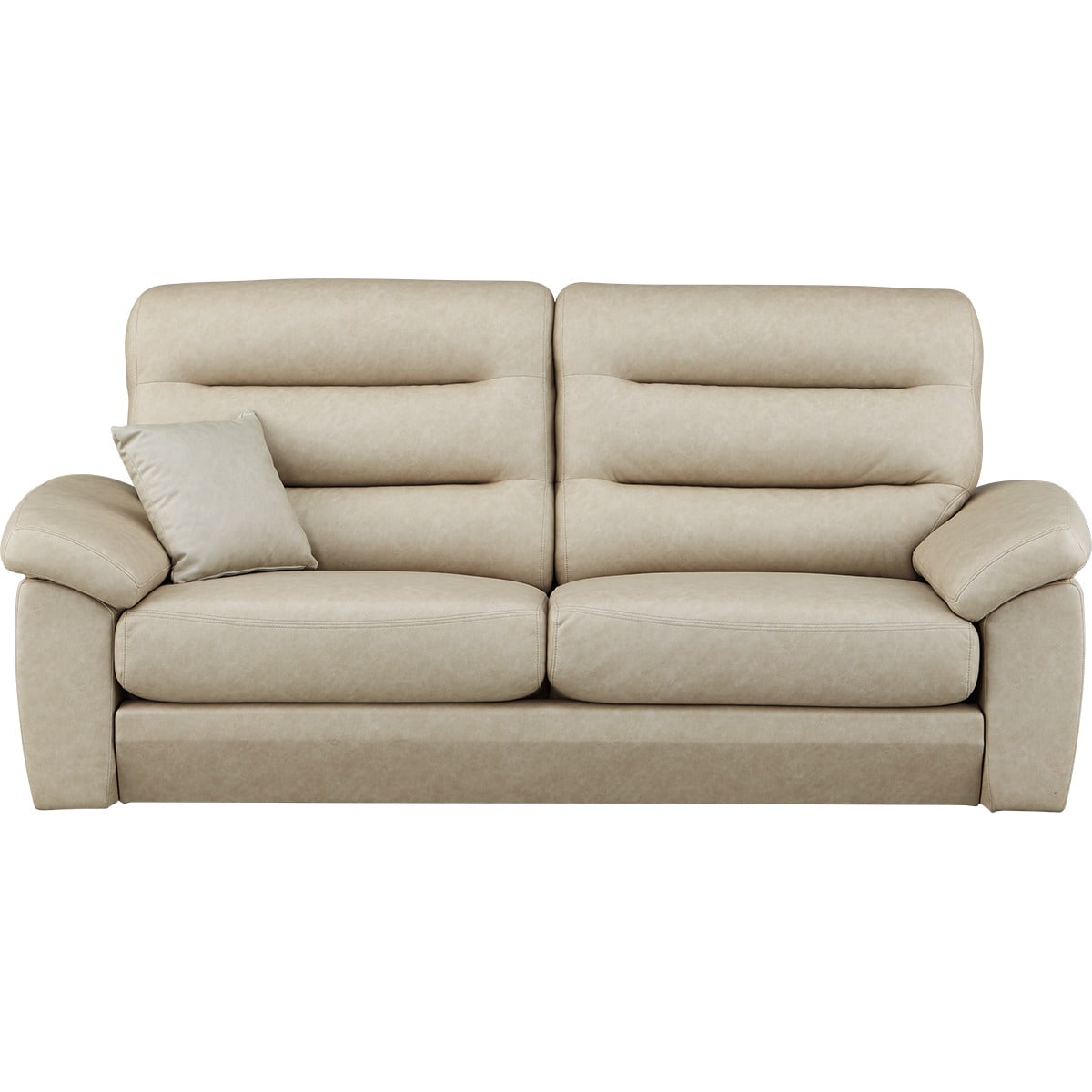 3人掛けソファ PUコーティングタイプ (NポケットA12 S-LO KN-GY