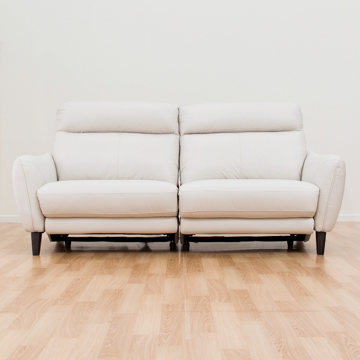 3人掛け両電動リクライニングソファ 本革(一部合成皮革)タイプ