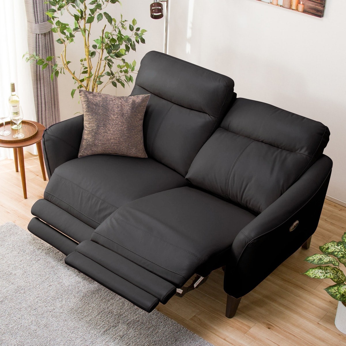 2人掛け両電動リクライニングソファ(アネーロ スタンダード