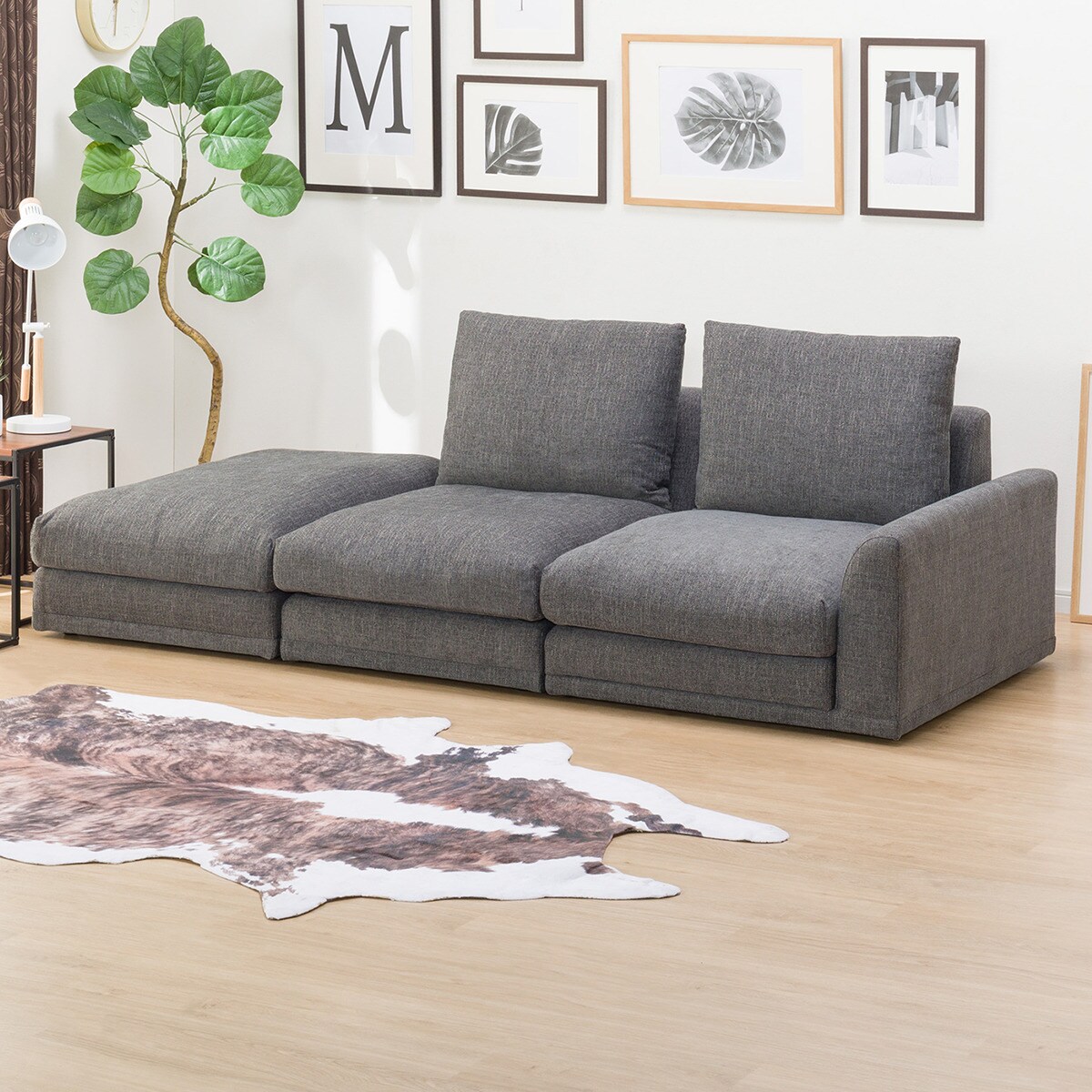 格安 価格でご提供いたします ニトリ ローソファ フェルザ セット