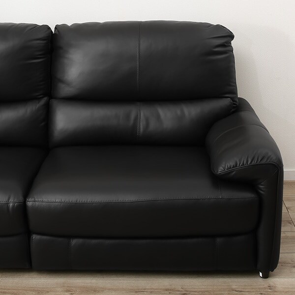 3人掛け両電動リクライニングソファ 本革(一部合成皮革)タイプ