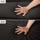 3人掛け両電動リクライニングソファ 厚革(一部合成皮革)タイプ (クローナ NV BK) 7枚目画像