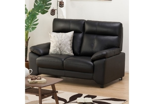 ソファー ソファ 2人掛けソファ(ルーチェ2LT KD BK) ニトリ ニトリ