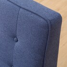 天然木フレームのコンパクトソファ 布張りタイプ (ルッキ2KD BL MBR) 8枚目画像