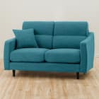 2人掛け布張りソファ(NポケットA4R DR-TBL/脚DBR) 3枚目画像