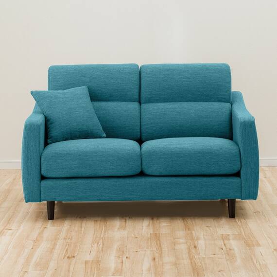 2人掛け布張りソファ(NポケットA4R DR-TBL/脚DBR) 4枚目画像