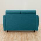 2人掛け布張りソファ(NポケットA4R DR-TBL/脚DBR) 6枚目画像