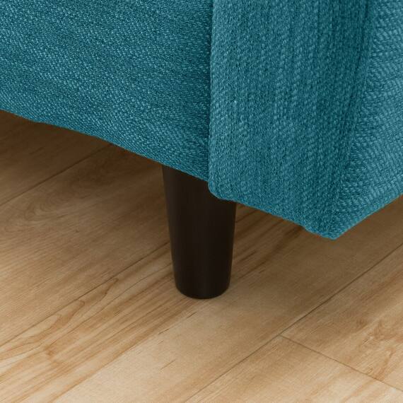 2人掛け布張りソファ(NポケットA4R DR-TBL/脚DBR) 8枚目画像