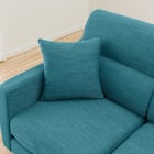 2人掛け布張りソファ(NポケットA4R DR-TBL/脚DBR) 10枚目画像