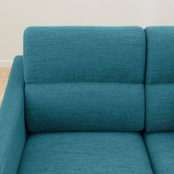 2人掛け布張りソファ(NポケットA4R DR-TBL/脚DBR) 12枚目画像