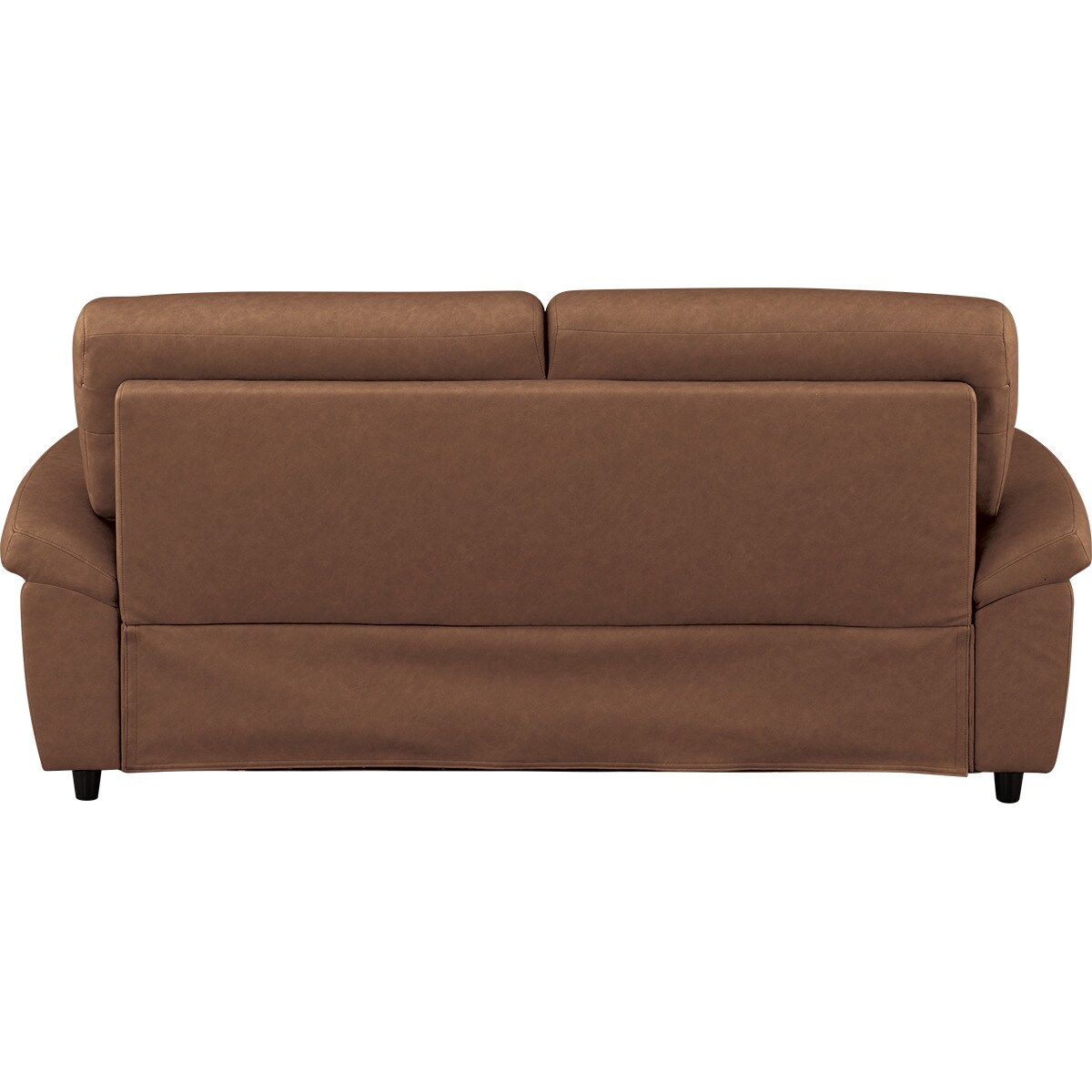 布(PUコーティング)張り3人掛けソファ(NポケットA12 S-HI KN-BR