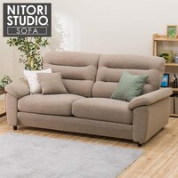 3人掛け布張りソファ(NポケットA12 S-HI DR-BE)