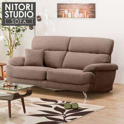 3人用布張りソファ(NポケットA13 DR-BL)通販 | ニトリネット【公式  