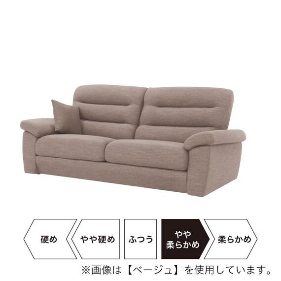 3人掛けソファ 布張りタイプ (NポケットA12 S-LO DR-GGR) 22枚目画像