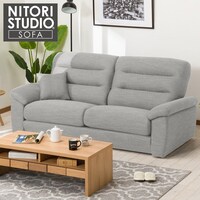 3人掛け布張りソファ(NポケットA12 S-LO DR-MGY)