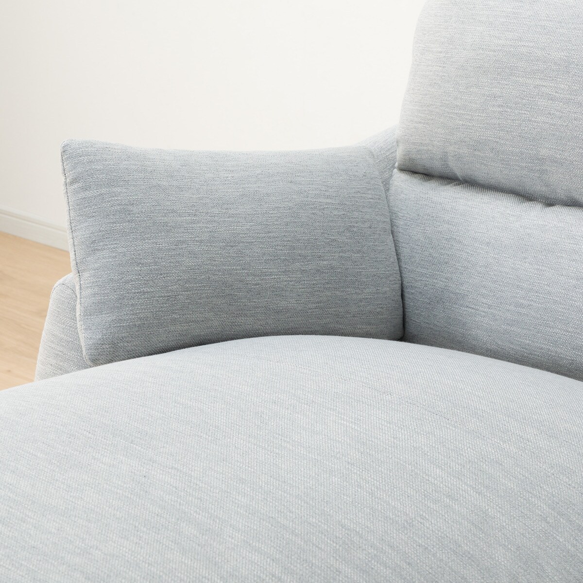 布張りカウチソファ(NポケットA15LC DR-MGY) NITORI（ニトリ）N