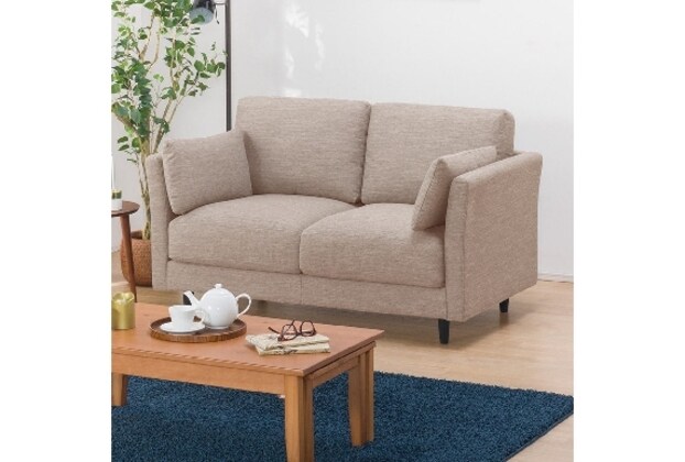 完璧すぎて可愛げがない 引取5000円引き （2 ニトリ DR) (CA10 幅140cm2人用布張りソファ ソファセット