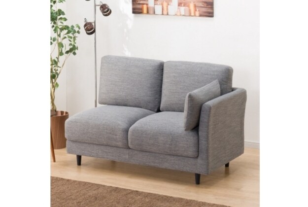 2人用布張りソファ(CA10 DR-GY)ニトリ 2人がけ ソファー オン