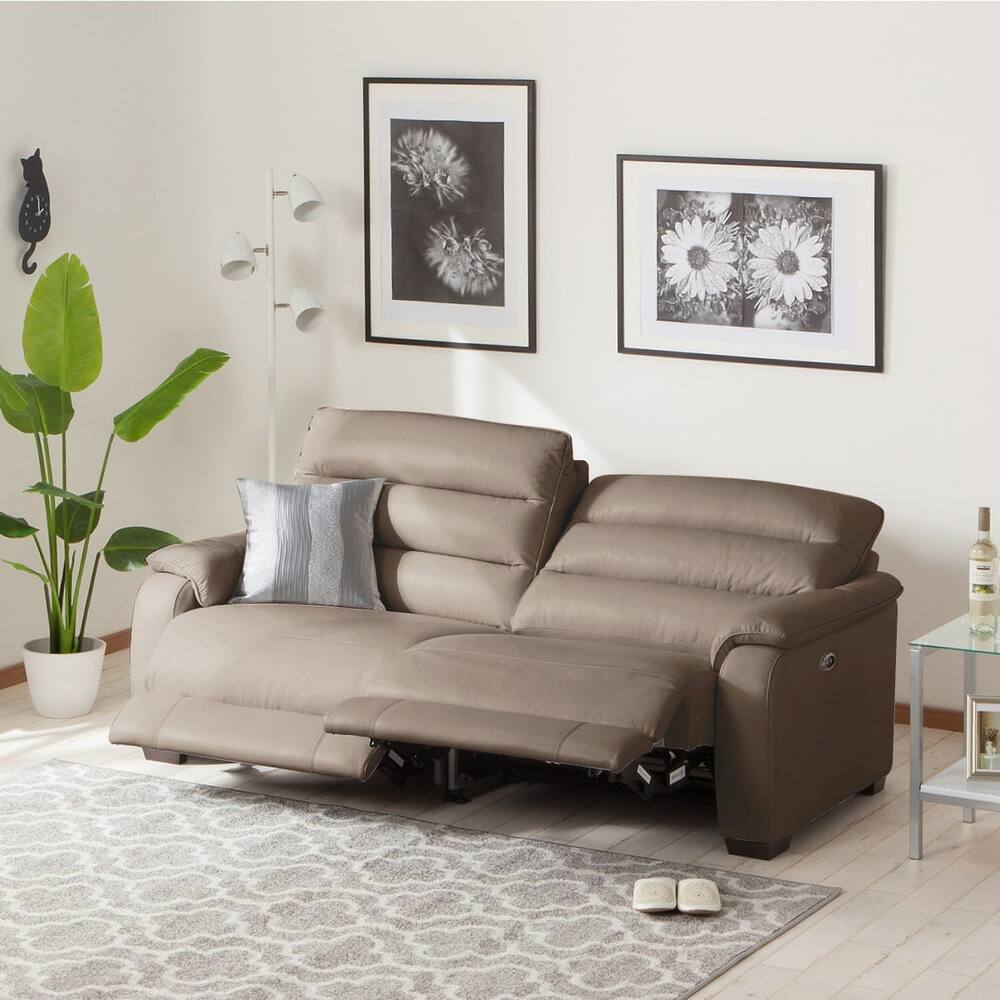 電動リクライニングソファ(クローナ セミアニリン革タイプ SK)通販  