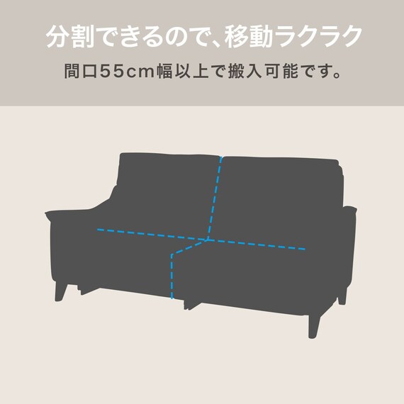 3人掛け左電動リクライニングソファ 本革(一部合成皮革)タイプ (チェリーブ セミアニリン革タイプ SK MO) 7枚目画像