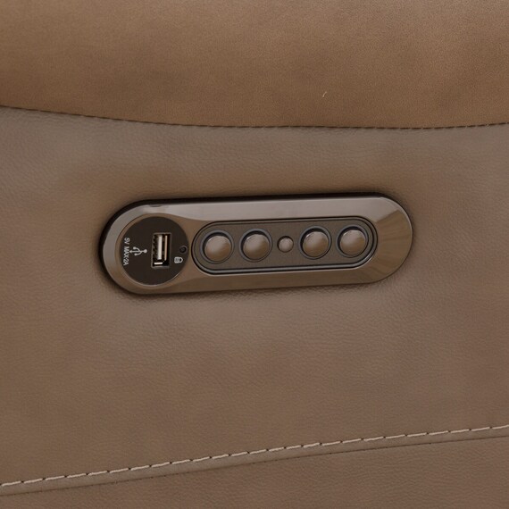 3人掛け左電動リクライニングソファ 本革(一部合成皮革)タイプ (チェリーブ セミアニリン革タイプ SK MO) 21枚目画像