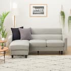 カウチソファ 布張りタイプ (DJ06 LGY) 5枚目画像