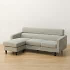 カウチソファ 布張りタイプ (DJ06 LGY) 8枚目画像