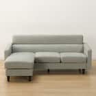 カウチソファ 布張りタイプ (DJ06 LGY) 9枚目画像