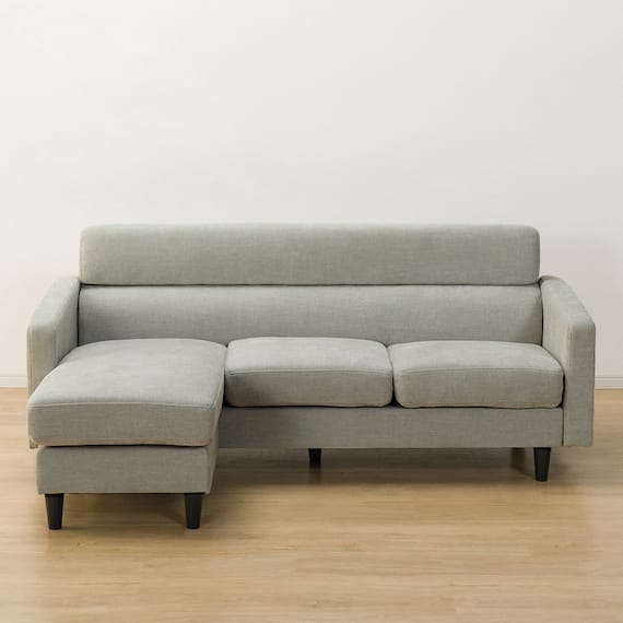 カウチソファ 布張りタイプ (DJ06 LGY) 9枚目画像