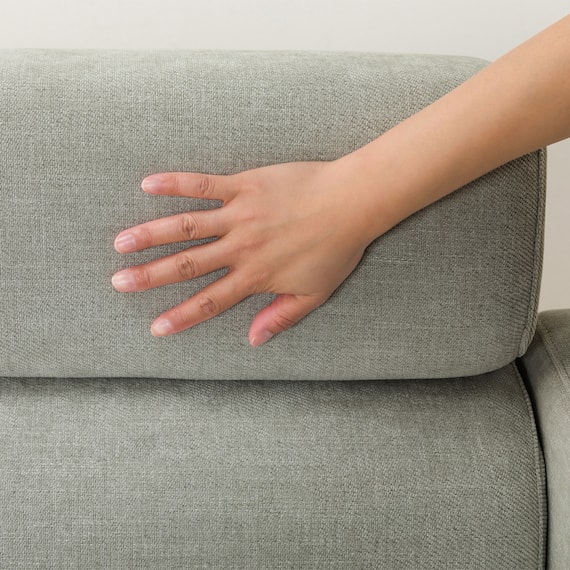 カウチソファ 布張りタイプ (DJ06 LGY) 20枚目画像