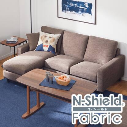 ひっかきに強く毛玉が出にくい布張り ソファ カウチソファca2nシールド 通販 ニトリネット 公式 家具 インテリア通販