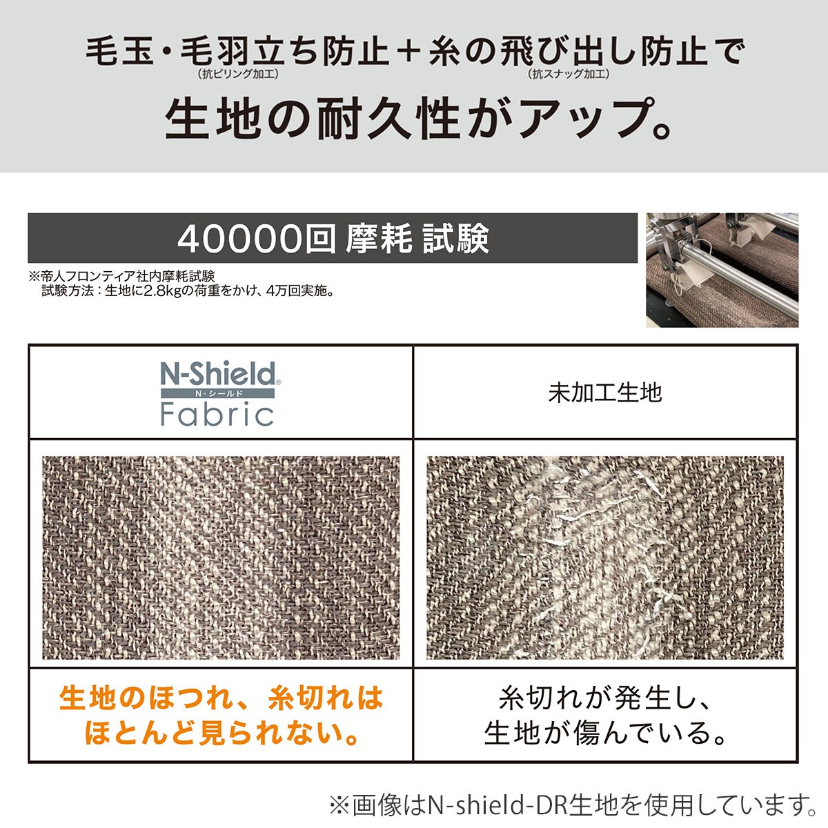 ひっかきに強く毛玉が出にくい 布張りソファ(カウチソファCA2NシールドDR-DMO）通販 | ニトリネット【公式】 家具・インテリア通販