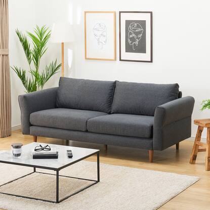 3人掛け布張りソファ(KK2305 KD DGY)通販 | ニトリネット【公式】 家具  