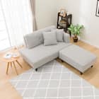 カウチソファ 布張りタイプ (XL04 DR-MGY) 7枚目画像