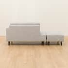 カウチソファ 布張りタイプ (XL04 DR-MGY) 12枚目画像