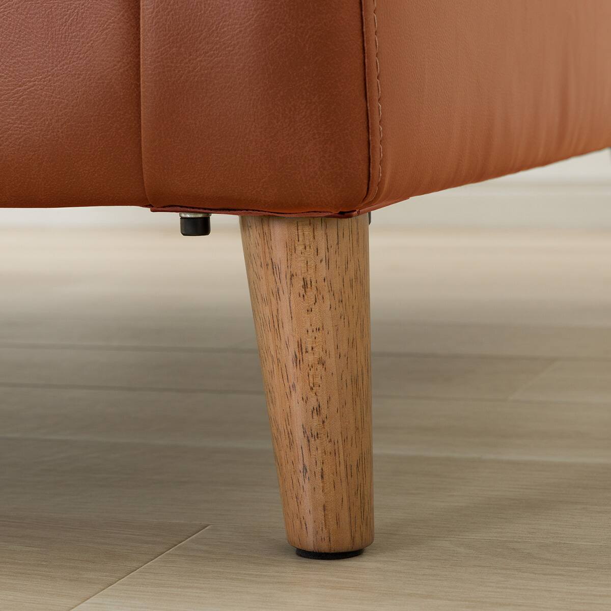 1人掛けソファ 本革(一部合成皮革)タイプ (LB02 BR) | ニトリネット