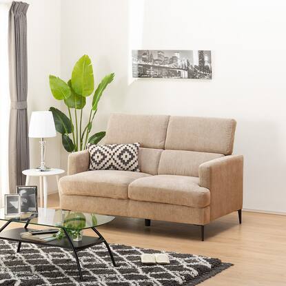 2人掛け布張りソファ(サザーラ BE)通販 | ニトリネット【公式】 家具  