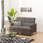 2人掛けソファ 布張りタイプ (サザーラ DGY) 1枚目画像