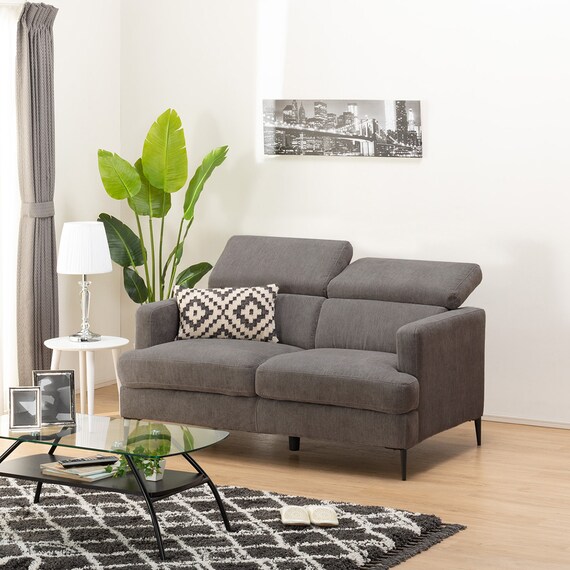 2人掛けソファ 布張りタイプ (サザーラ DGY) 6枚目画像