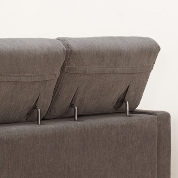 2人掛けソファ 布張りタイプ (サザーラ DGY) 16枚目画像