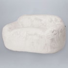 2人掛けソファ 布張りタイプ (HL01 LGY) 1枚目画像