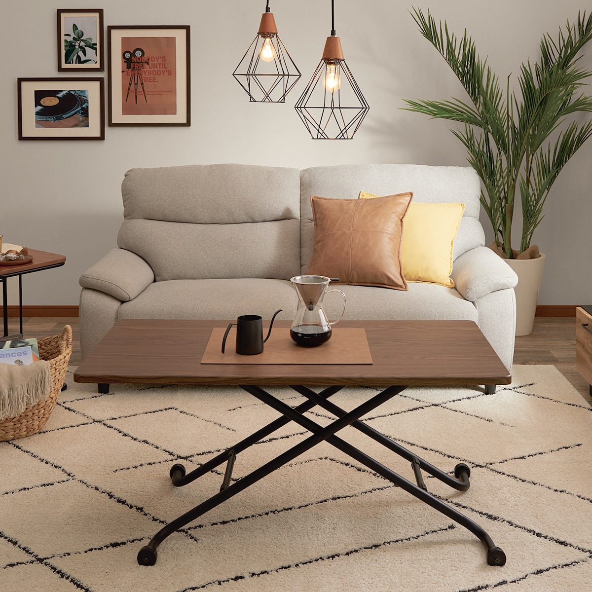 3人掛けソファ 布張りタイプ (MK02 KD MO) | ニトリネット【公式