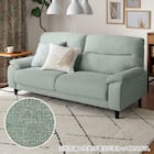 3人掛けソファ 布張りタイプ (MK02 KD LGR) 1枚目画像