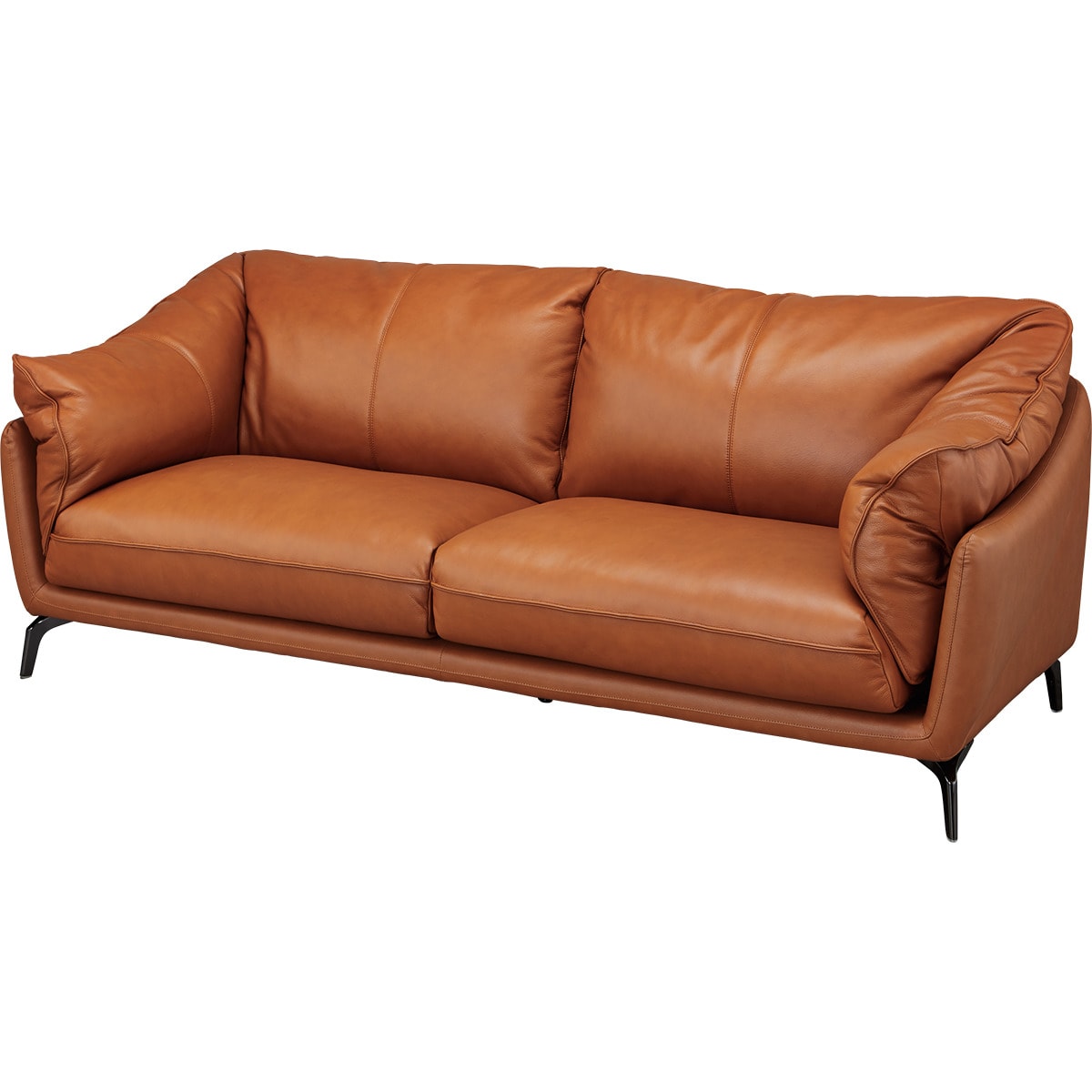 3人掛けソファ 本革(一部合成皮革)タイプ (FR01 BR) | ニトリネット