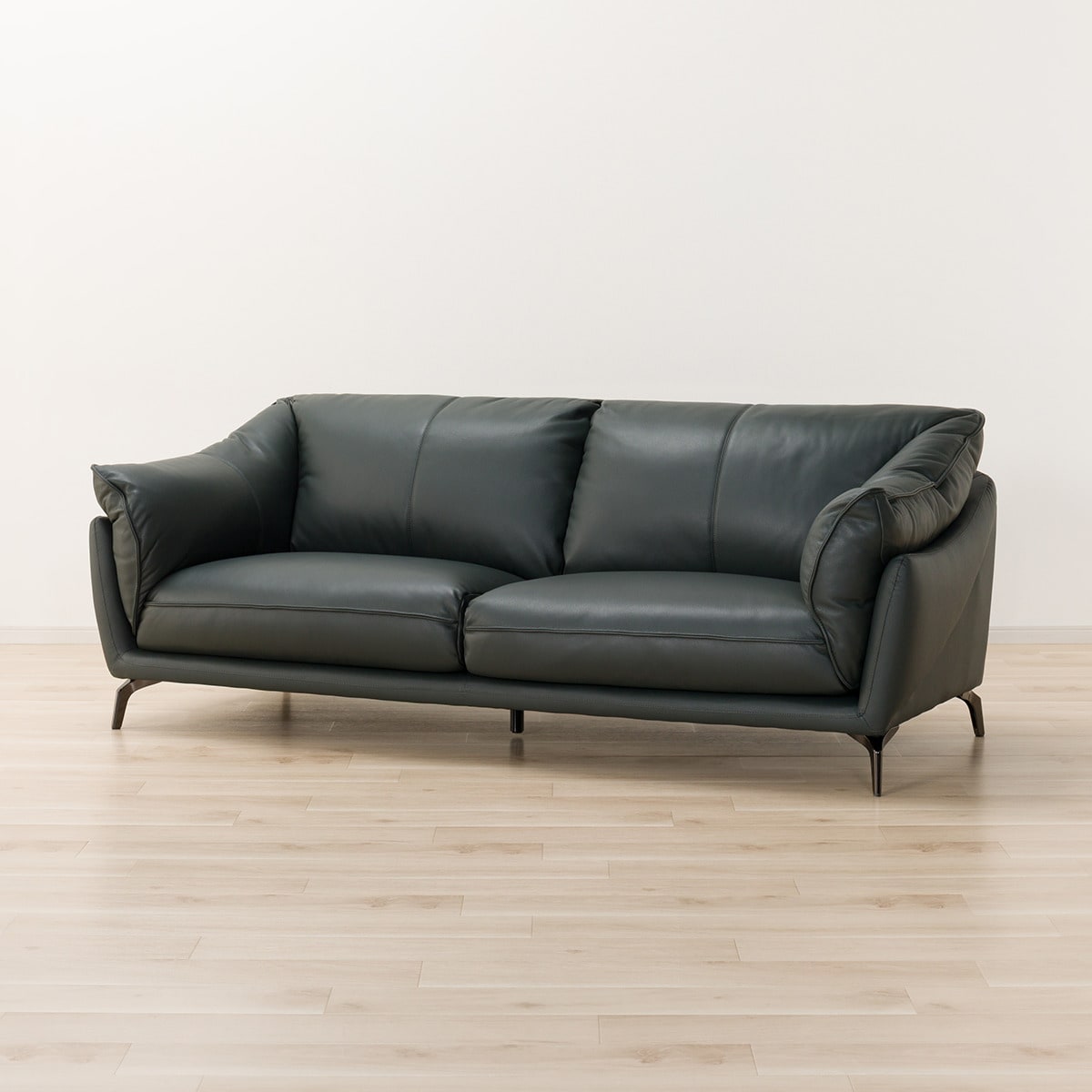 3人掛けソファ 本革(一部合成皮革)タイプ (FR01 DGR) | ニトリネット