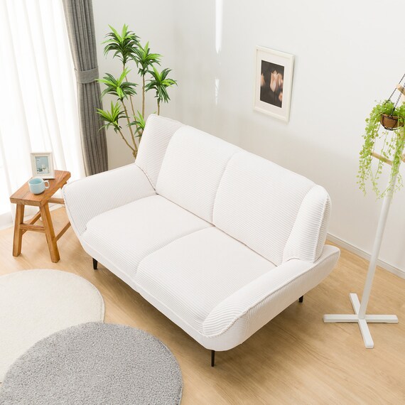 2人掛けソファ 布張りタイプ (MB03 IV) 7枚目画像