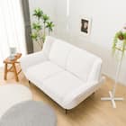 2人掛けソファ 布張りタイプ (MB03 IV) 8枚目画像